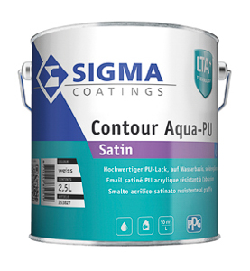 Sigmamix Contour Aqua PU satin 1,0 lt PG VOC 2010